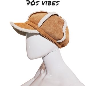 Marcus Adler 70s Vibes  Retro Faux Suede Leather Hat